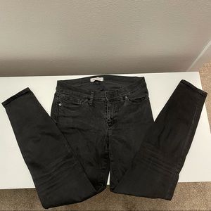 Madewell black Denim jeans - skinny skinny sz29